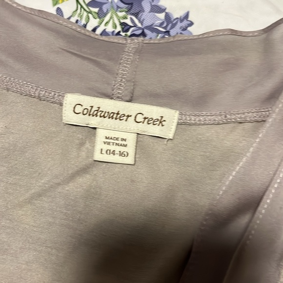 Coldwater Creek Large open front lightweight cardigan - Picture 3 of 8